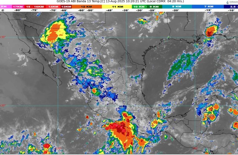 Dos ondas tropicales, 21 y 22, provocarán lluvias en México