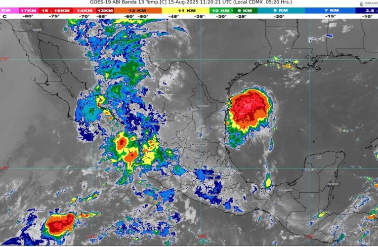 La onda tropical número 22 generará lluvias fuertes en México