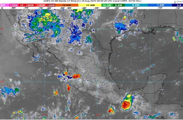 Dos ondas tropicales provocarán lluvias en México
