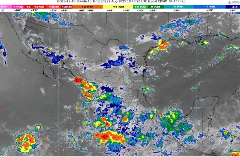 La onda tropical número 24 recorrerá lentamente el occidente mexicano