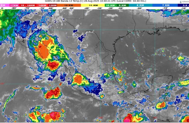 La onda tropical número 27 se desplazará sobre el sureste mexicano