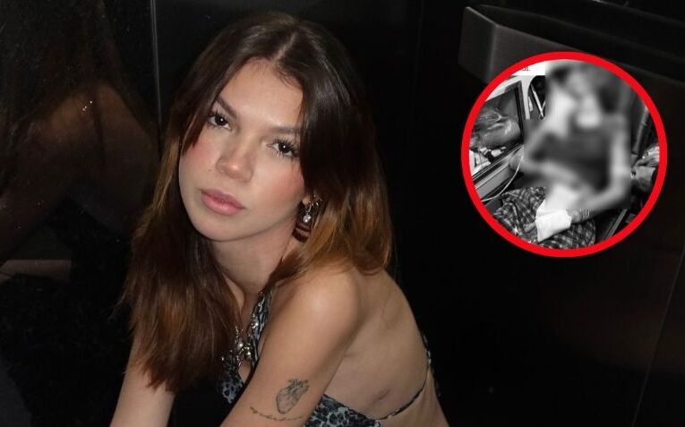 Valentina Gilabert filtra foto de ella ensangrentada en la ambulancia el día de su agresión