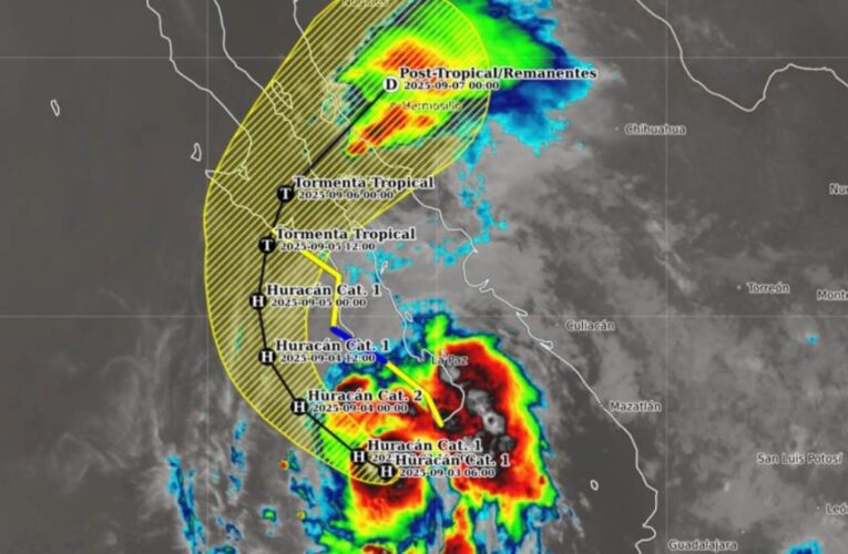 Huracán Lorena amenaza Baja California Sur con dos impactos