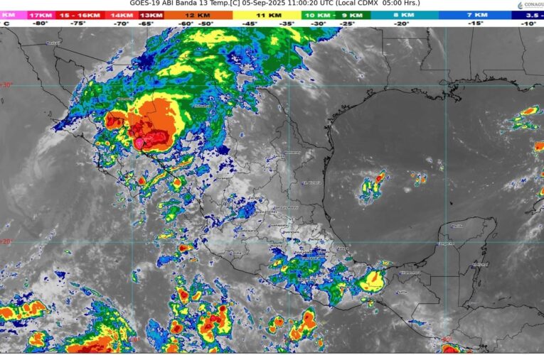 La onda tropical número 30 se extenderá sobre el occidente mexicano