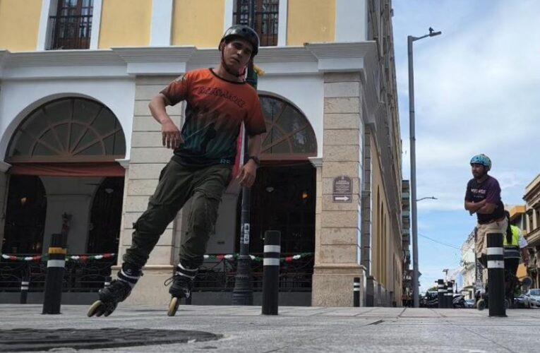 Patinadores piden espacios para practicar en Veracruz