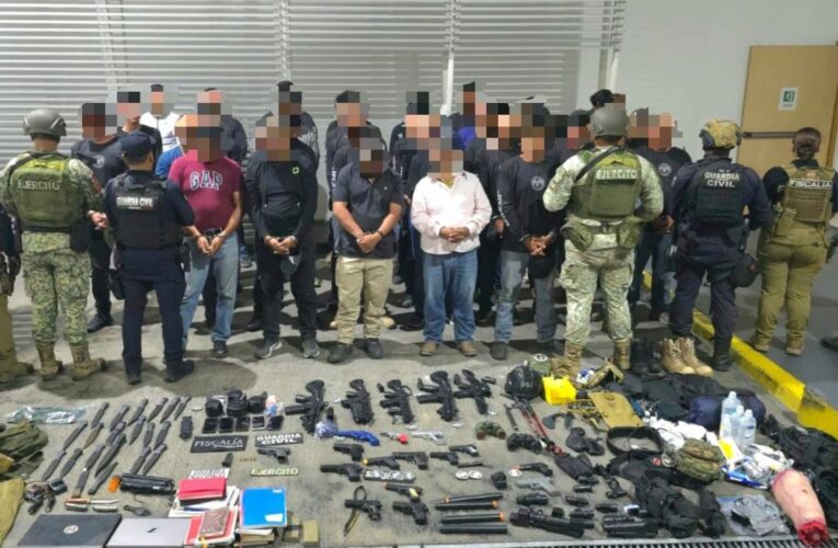 Detienen a 38 seguidores de La Luz del Mundo en Michoacán; entrenaban en campo de adiestramiento