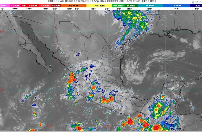 Continuará el ambiente caluroso en la mayor parte de la República Mexicana