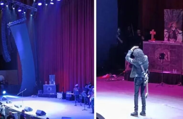 Pantalla cae durante concierto de El Tri en el Auditorio Nacional