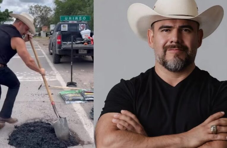 Influencer ‘El Potro’ tapa bache por el que mataron al heladero Don Nico mientras transmitía en Facebook