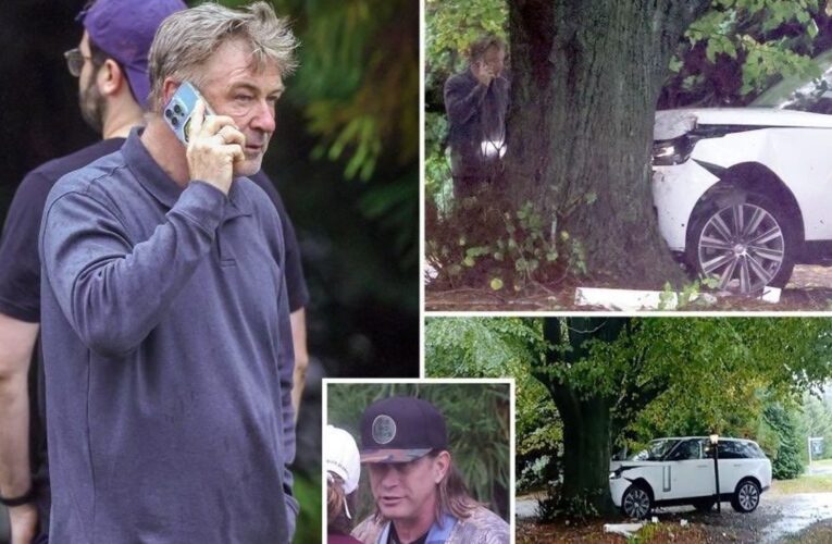 Alec Baldwin sufre accidente en los Hamptons; sale ileso