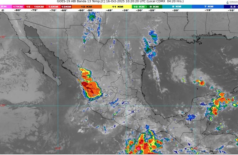 El sistema frontal 7 se extenderá con características de estacionario en el norte de México