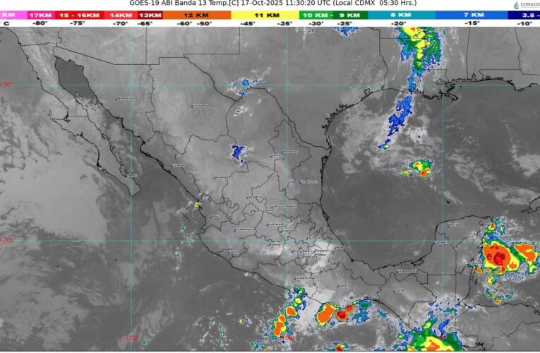 La onda tropical número 38 se desplazará sobre el sureste mexicano