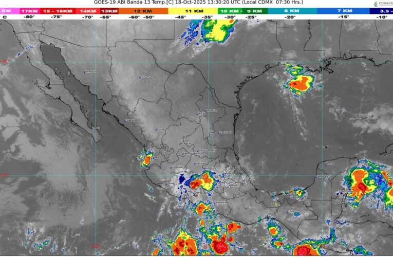 Lluvias y calor dominan el clima en gran parte del país