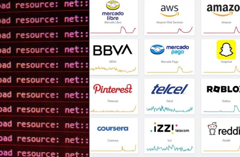 Caída global de AWS afecta a plataformas en todo el mundo