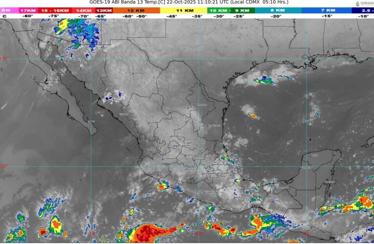 Seguirá lloviendo en Veracruz, Puebla y San Luis Potosí