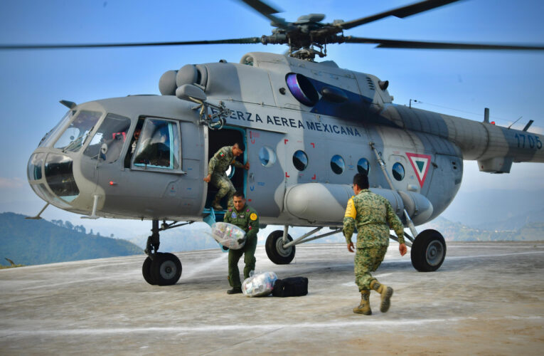 Más de 8 mil 800 militares mantienen el apoyo a la población damnificada por lluvias
