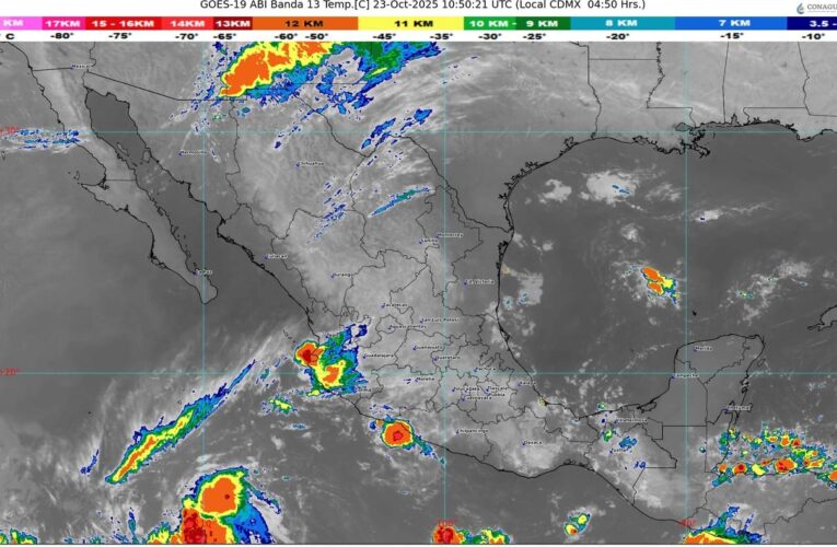 Se aproxima un nuevo frente frío a la frontera norte de México