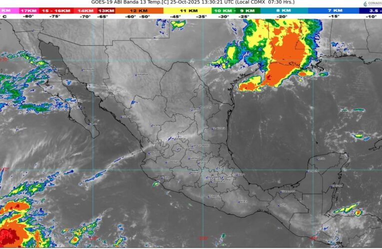Frente frío número 10 avanza sobre México