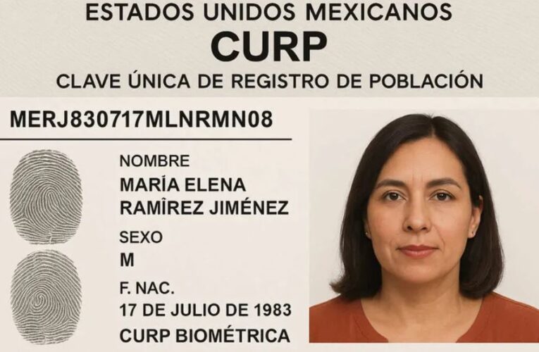 La CURP biométrica ya entró en vigor y se puede tramitar solo en algunos módulos del país y muchos se preguntan si se puede tramitar en línea