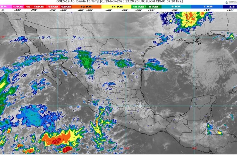 Frente frío 16 mantiene ambiente gélido en el país; avanza el frente 17