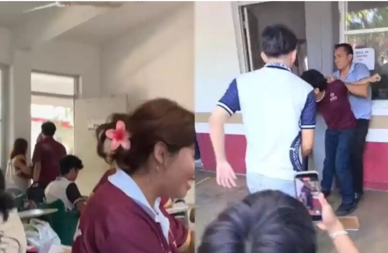 Alumno del Colegio de Bachilleres desata el caos