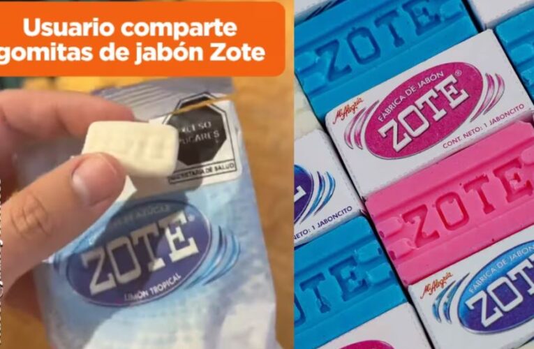Joven se vuelve viral al mostrar que sí existen las famosas gomitas hechas con Jabón Zote