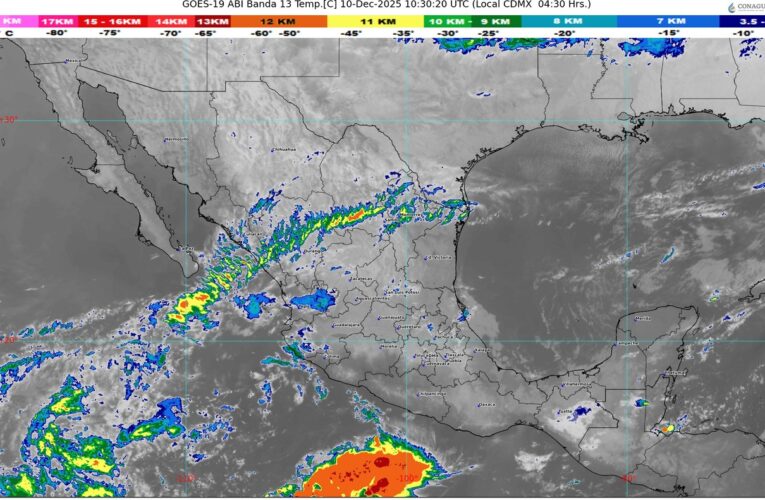 Se prevé la aproximación de un nuevo frente frío a la frontera norte y noreste