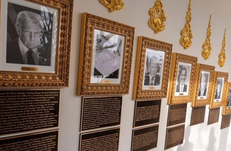 Donald Trump denuesta a expresidentes Biden y Obama en ‘Paseo de la Fama’ de la Casa Blanca