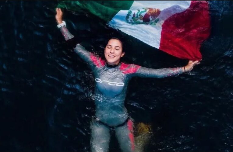 Camila Jaber alcanza la hazaña de los 90 metros bajo el agua: «era un sueño por muchos años»