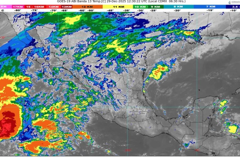 Frente frío 25 azota gran parte del país: lluvias intensas, evento de Norte y posible caída de nieve