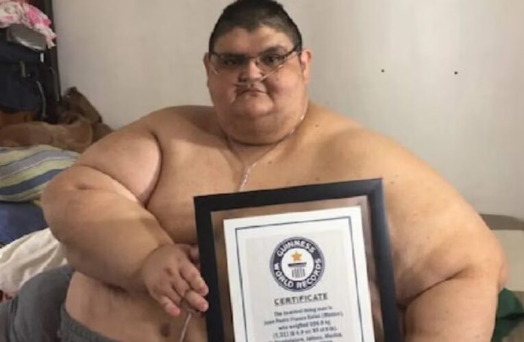 Pierde la vida Juan Pedro Franco a los 41 años, el hombre más obeso del mundo, originario de México