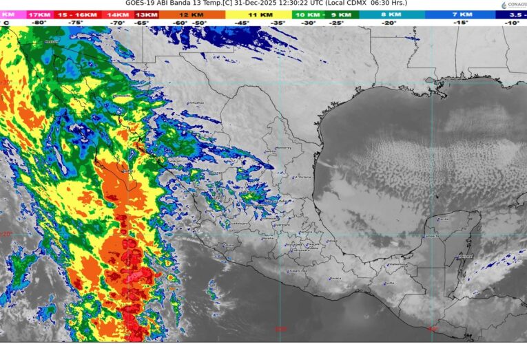 El frente frío 25 dejará de afectar a México