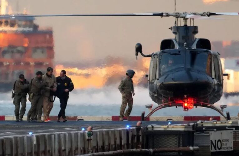 Nicolás Maduro llega al tribunal de Manhattan, donde será juzgado