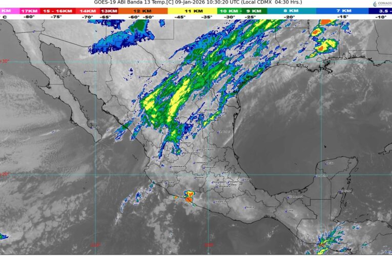 El frente frío número 27 se extenderá sobre el noreste de México