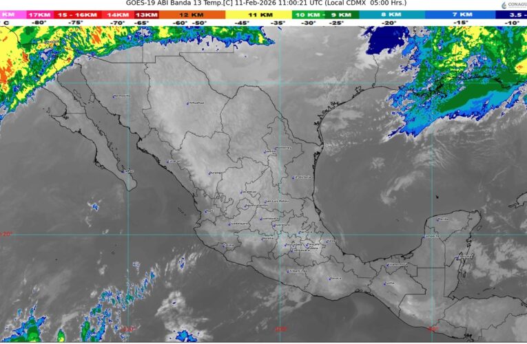 Pronostican tiempo estable, baja probabilidad de lluvia y ambiente cálido sobre la mayor parte del pais