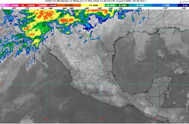 El frente frío número 35 se desplazará sobre el noroeste y norte de México