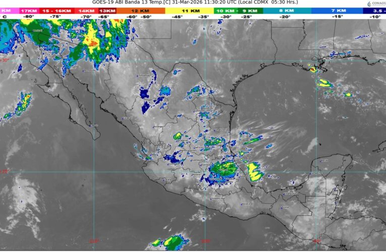 Continúan las lluvias fuertes en el noreste, este, centro y sur de México