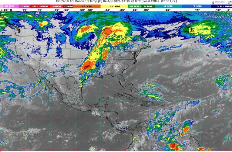 Frente Frío 43 desata lluvias, vientos extremos y riesgos de tornados en el país