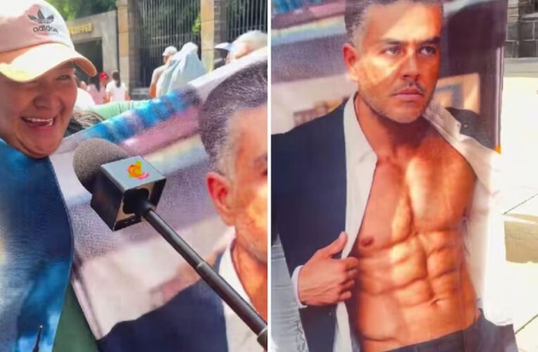 Mujer se vuelve viral por vender toallas de Omar García Harfuch con frase de doble sentido