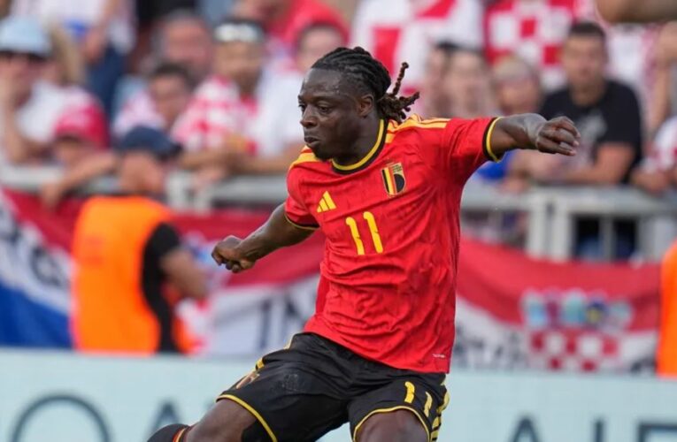 Selección de Bélgica no podrá contar con Jérémy Doku para su partido contra Irán
