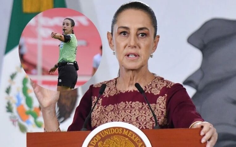 Árbitras mexicanas en el Mundial refleja avance de las mujeres, destaca Claudia Sheinbaum
