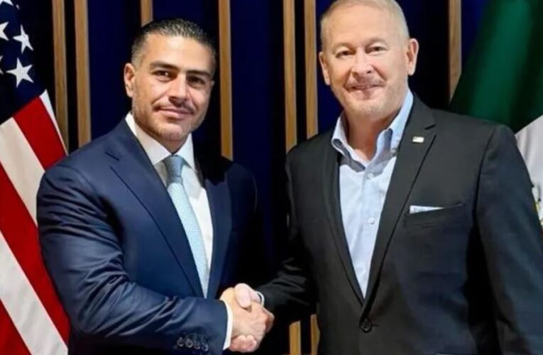 Ronald Johnson destaca cooperación entre México y EU para la seguridad en región aguacatera de Michoacán