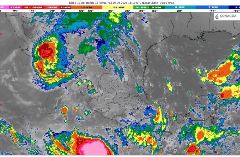 El huracán Polo ocasionará lluvias puntuales torrenciales en México