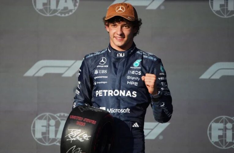 Kimi Antonelli acecha el campeonato de Fórmula 1 al ganar la pole en el GP de Estados Unidos